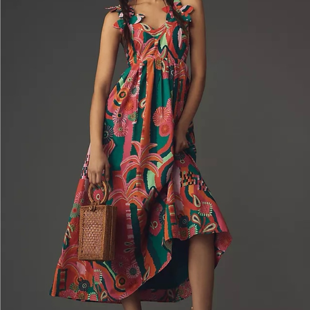Floral Multicolor Maxi Dress